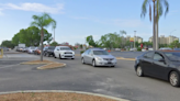 Parking lot chaos as motorists drive on US-41 and Pondella road