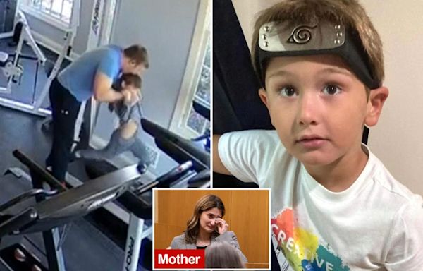 Disturbing video shows accused killer NJ dad forcing 6-year-old son to run on treadmill because he was ‘too fat’