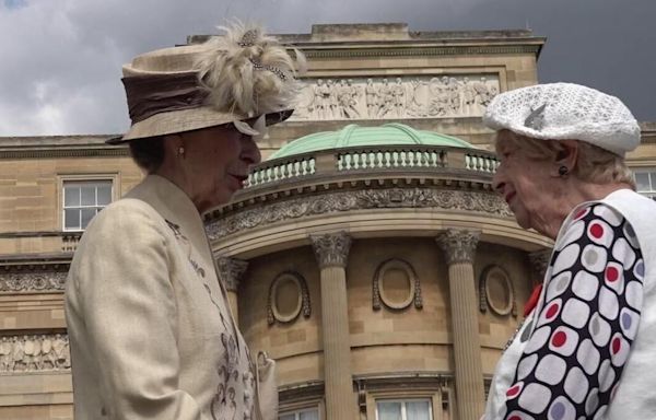 The Princess Royal hosts a garden party at Buckingham Palace for the Not Forgotten Association