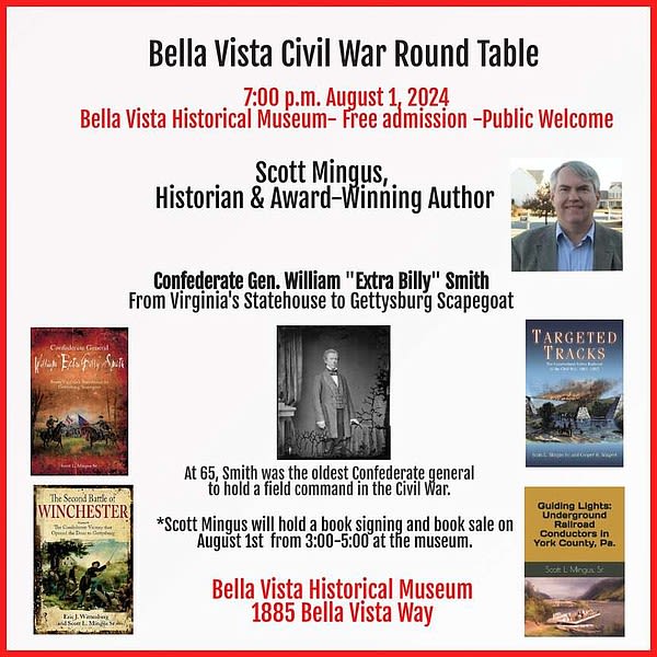 Author to present Civil War Round Table program about Confederate general ‘Extra Billy’ | Bella Vista Weekly Vista