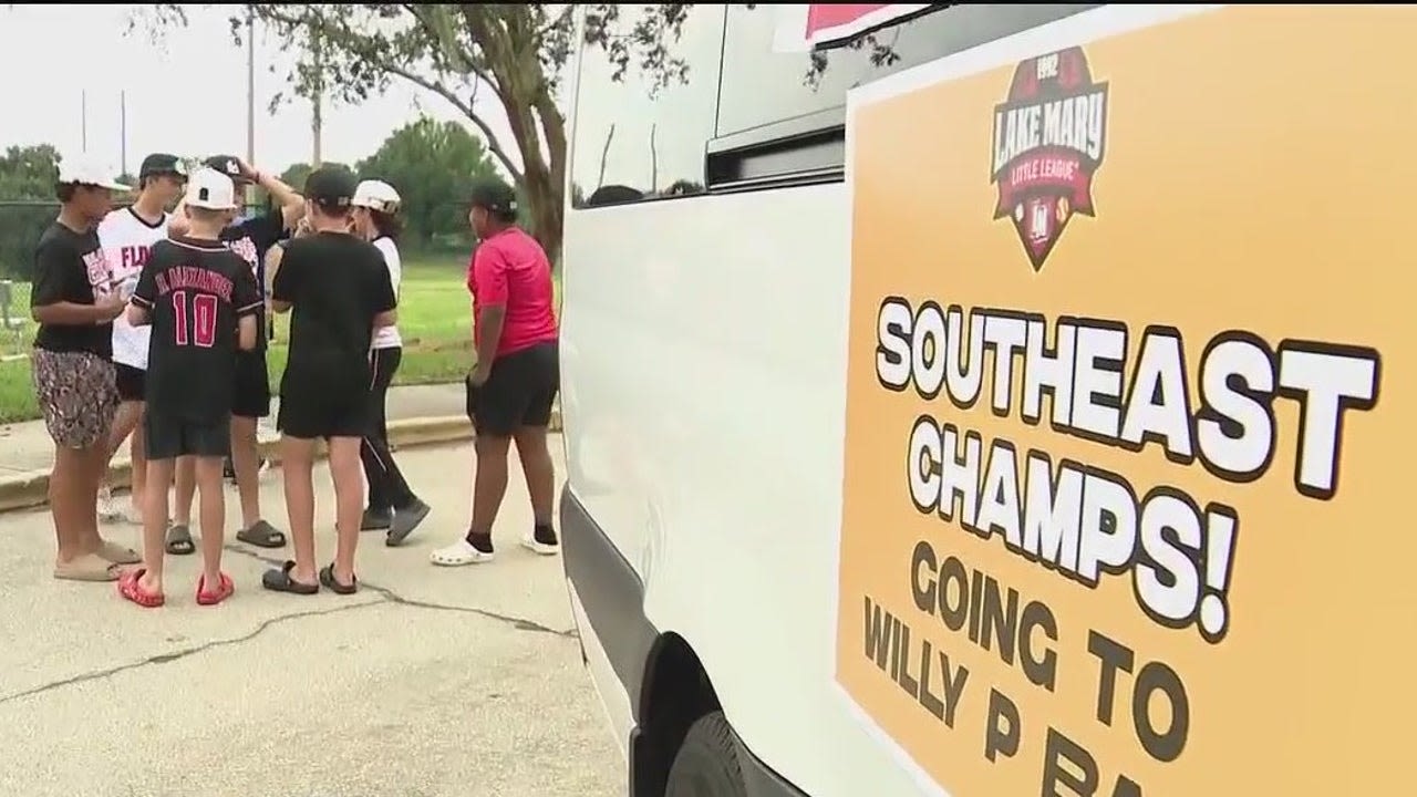 Lake Mary Little League All-Star Team celebrates regional championship win