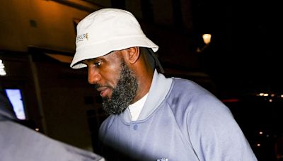 LeBron James is caught leaving trendy Paris restaurant at 3am