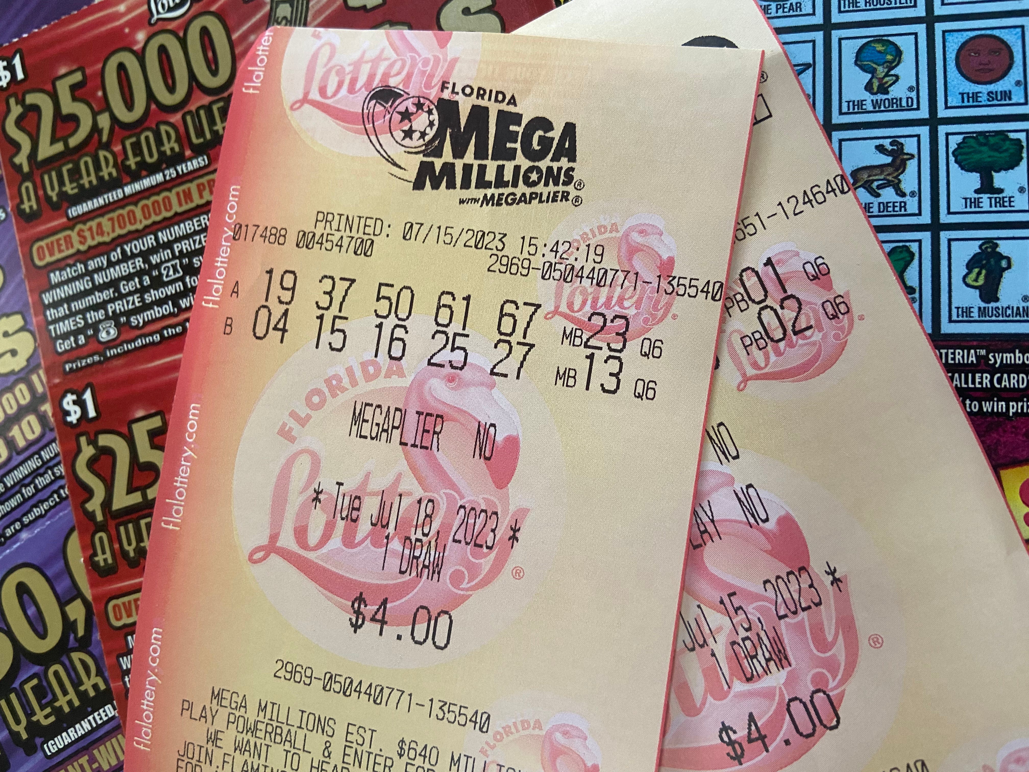 Winning Mega Millions numbers for Tuesday, July 30, $331 million jackpot