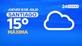 El tiempo en Santiago: jueves 18 de julio de 2024