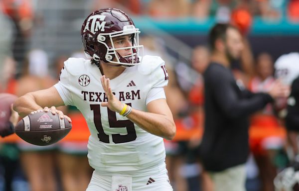 2025 NFL Draft mock draft featuring several Texas A&M football selections