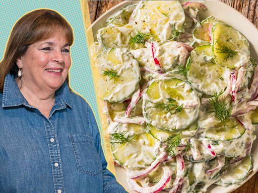 Ina Garten's Easy Trick for the Best Cucumber Salad