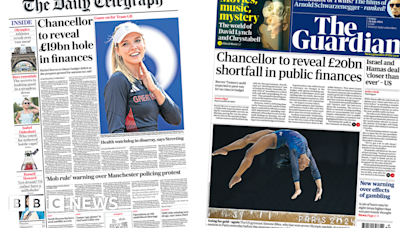Newspaper headlines: Potential 'autumn tax raid' after '£20bn hole in finances'