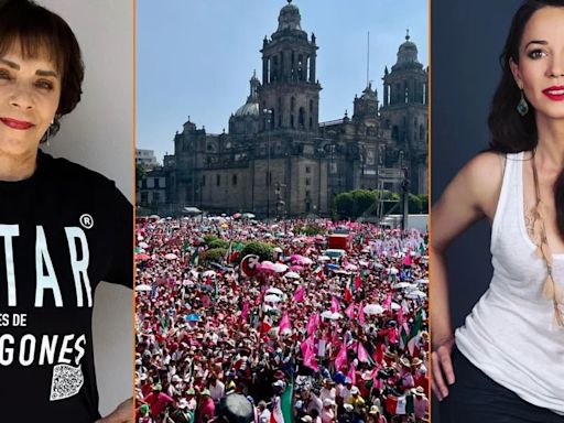 Laisha Wilkins, Pati Chapoy, Laura Zapata y otros famosos que apoyaron la Marea Rosa