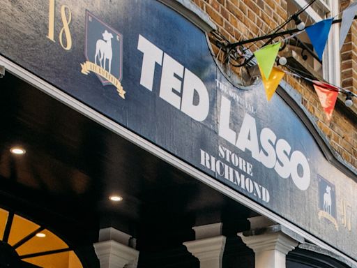 An official Ted Lasso merchandise shop has opened in Richmond