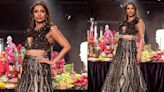 Malaika Arora bewitches in shimmery black lehenga as showstopper at ICW 204
