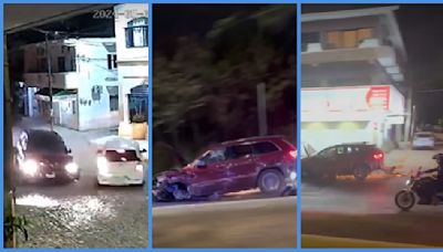¡Como en Rápido y Furioso! Sujeto desata persecución en Puerto Vallarta y embiste a conductor | VIDEO