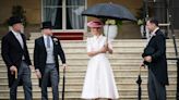 Princess Beatrice, Princess Eugenie, and Zara Tindall Stand In for Kate Middleton at a Garden Party