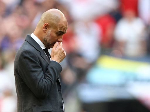 Pep Guardiola takes blame for Man City's shock FA Cup final loss to Manchester United