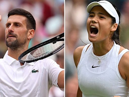 Novak Djokovic labelled 'a joke' as Emma Raducanu gets good news