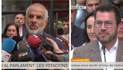 Elecciones catalanas | Carlos Carrizosa se enzarza en redes con Pere Aragonès: "Echa la culpa a 'Madrit'"