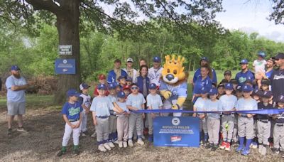 Kansas City Royals Foundation helps rebuild tee ball field in Blue Springs