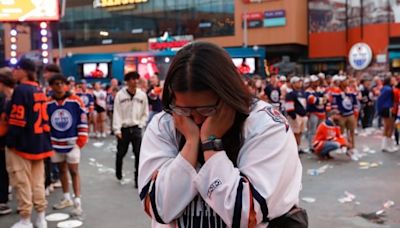 Oilers fans grieve after Stanley Cup comeback hopes dashed by Panthers in Game 7 | CBC News