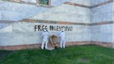 Graffiti protesting Cop City, demanding ‘free Palestine’ appears on Emory buildings | The Emory Wheel