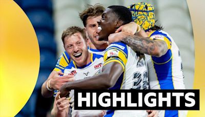 Super League: Leeds Rhinos dominate Huddersfield Giants to boost play-off hopes