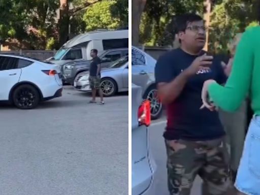 Man Blocks Parking Spot For His Friend, Gets In Argument With Another Driver. Internet Loves It - News18