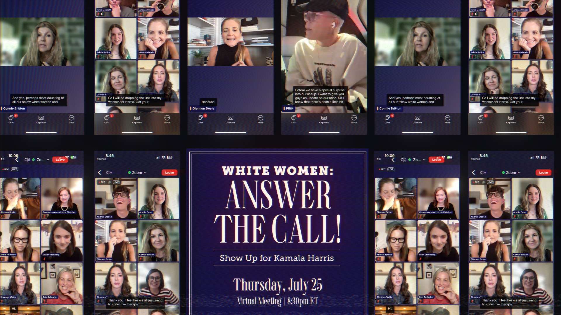 'Karens for Kamala?' Inside the White Women Zoom Call for Harris