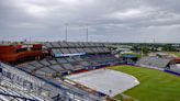 OU softball vs Florida in weather delay before Women's College World Series semifinal