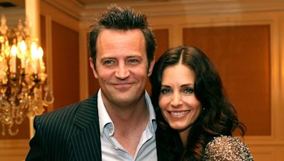 Courteney Cox Says Late 'Friends' Co-star Matthew Perry Still 'Visits' Her