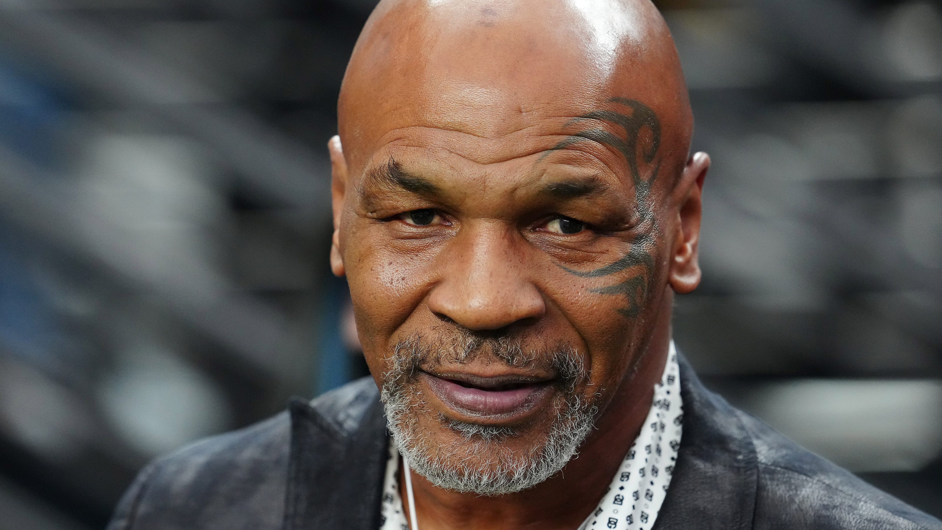 Mike Tyson appraises shirtless Ryan Garcia before fight: 'Have you been eating bricks?'