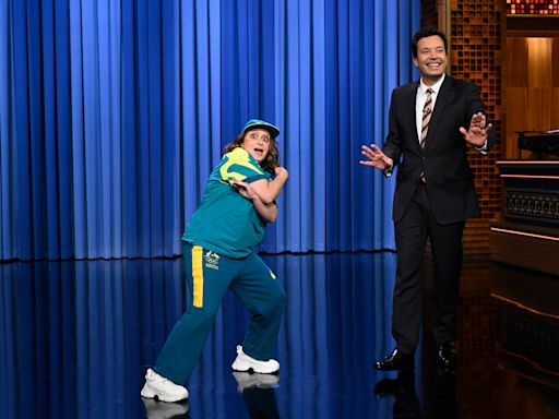 Rachel Dratch Flops and Hops as Olympic Breakdancer Raygun on ‘Tonight Show’