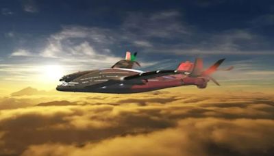 Incredible plan for 3-storey 'flying hotel' that could carry 800 passengers