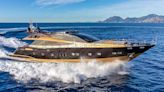 This Glitzy 105-Foot Superyacht Has Two Massive Sun Pads Where You Can Work on Your Tan