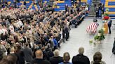 Funeral and procession honors North Dakota sheriff's deputy killed in crash involving senator's son