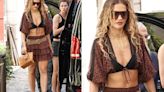 Rita Ora looks stunning as she shows off rock-hard abs in bra top in Italy