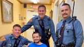 Terminally Ill Junior Firefighter Thanks State Troopers for Response