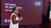 Rosa Icela Rodríguez reconoce ante AMLO aumento en víctimas de homicidio doloso