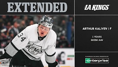 LA Kings Sign Forward Arthur Kaliyev to a One-Year Contract | Los Angeles Kings