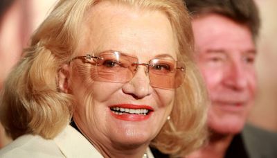 ‘The Notebook’ star Gena Rowlands diagnosed with Alzheimer’s disease