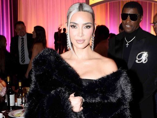 Kim Kardashian Stuns with Bleached Blonde Hair and All-Black Look as She Attends 2024 Lo Máximo Awards
