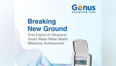 Genus Power Infrastructures Limited announces First Successful Shipment of Smart Ultrasonic Water Meters to Australia