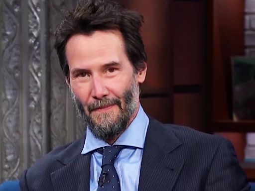 Keanu Reeves gets emotional on The Late Show: ‘The Matrix changed my life’