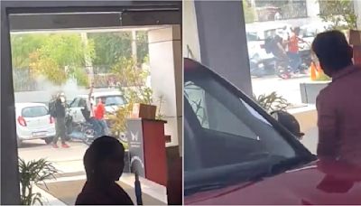 Haryana: Gangsters Open Fire At Mahindra Showroom In Hisar, Demand ₹5 Crore Ransom; VIDEO Surfaces