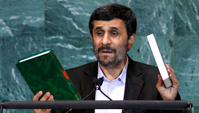 What is former Iranian leader Ahmadinejad doing in a secret visit to Budapest?