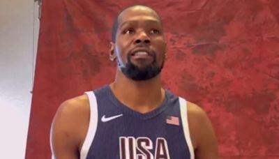 Will Kevin Durant play for Team USA today vs. Australia in exhibition ahead of 2024 Paris Olympics?