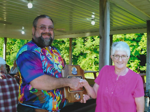 Hayesville Lions Club honors Shirley Slater for service to organization