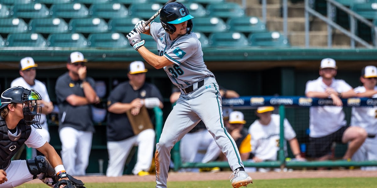 Coastal Carolina baseball eliminated from Sun Belt Conference Tournament