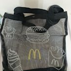 麥當勞全新黑色網紗購物袋