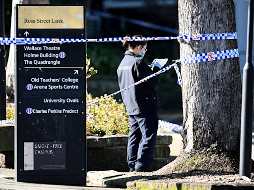 Sydney university stabbing triggers lockdown as boy, 14, arrested