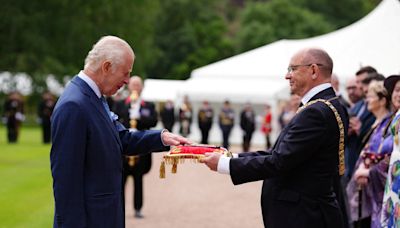 King Charles welcomed to Scotland in ancient ceremony