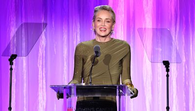 Richard Johnson: Post-stroke, Sharon Stone takes art world by storm