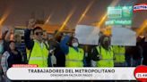 Metropolitano: trabajadores protestan en Estación Naranjal porque no les pagan sueldos